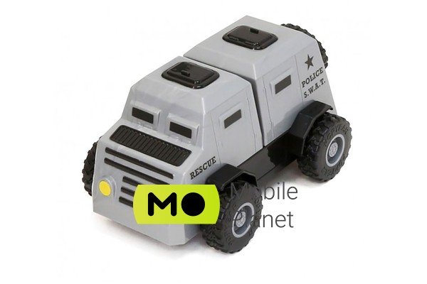 Детский конструктор Popular Playthings машинка (полиция, скорая помощь, пожарная) (PPT-60402) Вес собранной модели 295 г