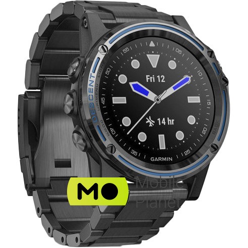 Garmin Descent Mk1 Dive Computer, Gray Sapphire with DLC Titanium Band (010-01760-01/010-01760-11) Тип матриці: Transflective / Матеріал