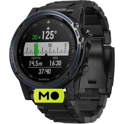 Garmin Descent Mk1 Dive Computer, Gray Sapphire with DLC Titanium Band (010-01760-01/010-01760-11) Тип матрицы: Transflective / Материал