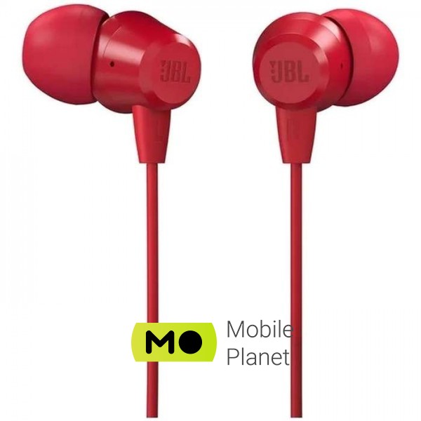 JBL C50HI Red (JBLC50HIRED) Тип: внутрішньоканальні / Тип