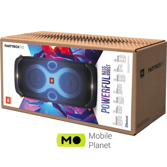 JBL Partybox 110 (JBLPARTYBOX110EU) Тип: на підлогу / Потужність: 160