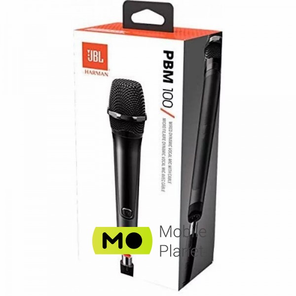 JBL Partybox Microfoon PBM 100 Black (JBLPBM100BLK) Тип: Динамічні / Спрямованість: