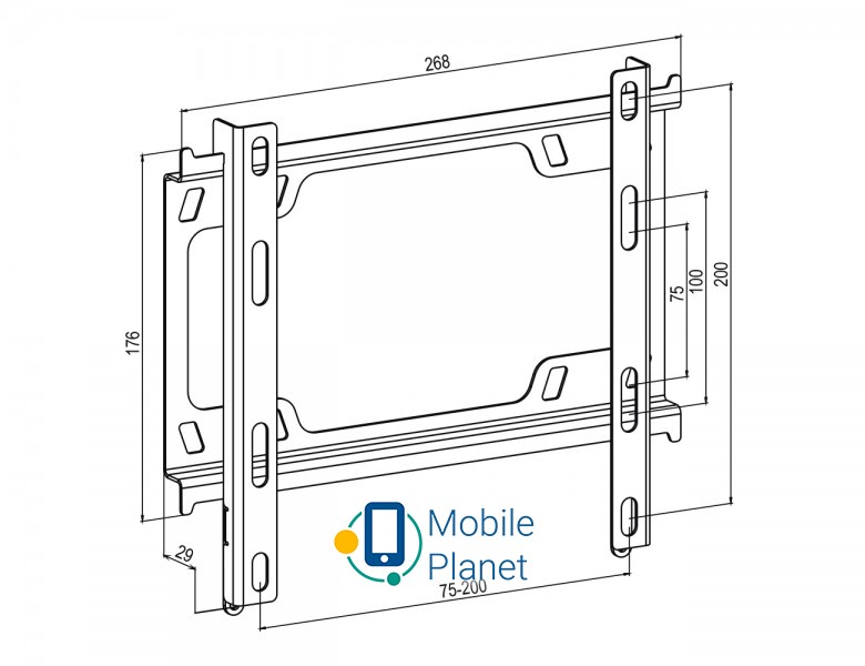 KSL Simpler 28EP Диагональ: 22-43″ / Максимальная