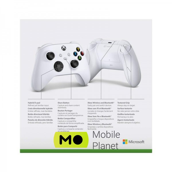 Microsoft Xbox Series X | S Wireless Controller with Bluetooth (Robot White) QAS-00002 Призначення: Для ігрової