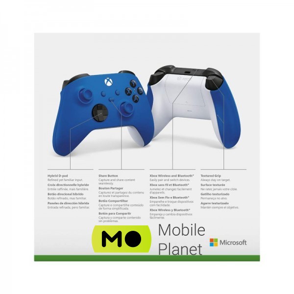 Microsoft Xbox Series X | S Wireless Controller with Bluetooth (Shock Blue) QAU-00002 Призначення: Для ігрової