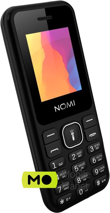 Nomi i1880 Black (UA) Кількість SIM-карт: 2 SIM / Діагональ