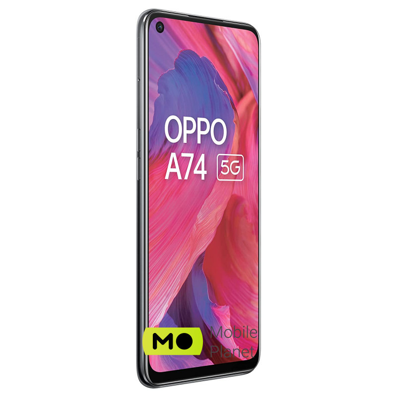 OPPO A74 5G 6/128GB Prism Black Europe Предвстановлена ​​ОС Android 11