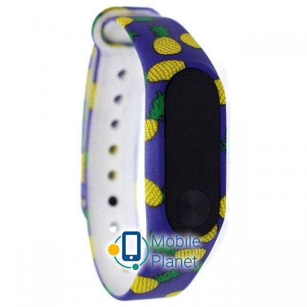 Ремешок для браслета Mi Band 2 Pinapple Цвет фиолетовый