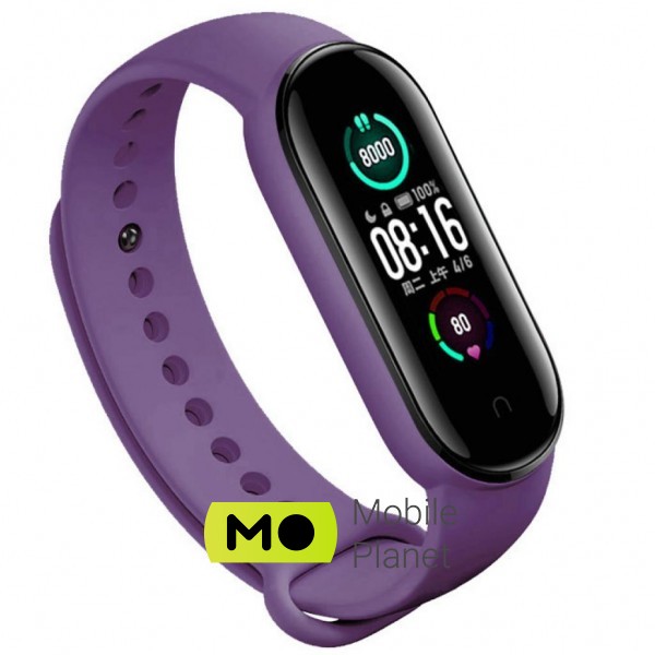 Ремешок для Xiaomi Mi Band 5 Purple (UA) Тип: Для фітнес-браслетів