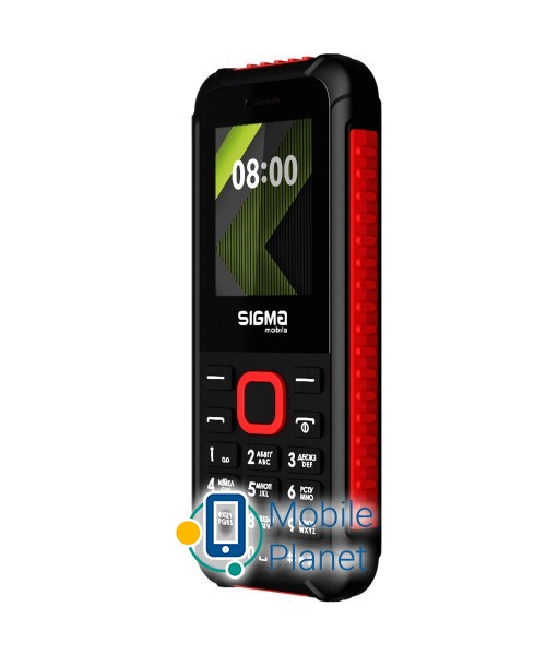 Sigma mobile X-style 18 Track black-red (UA) Форм-фактор телефону :
