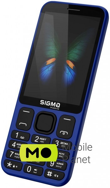 Sigma mobile X-style 351 LIDER Blue (UA) Форм-фактор телефону: