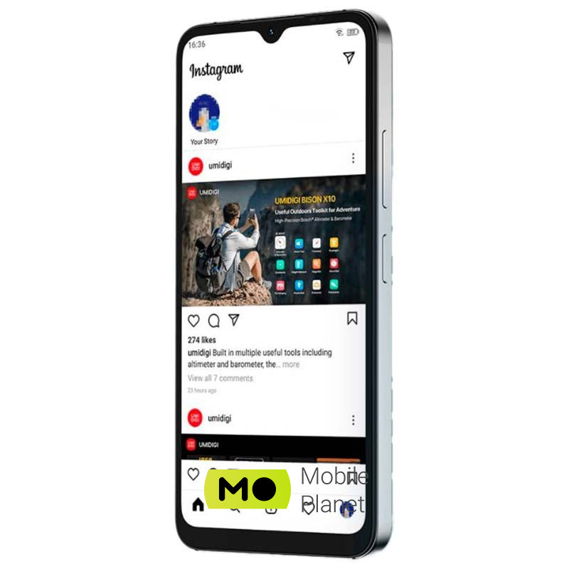 UMIDIGI A11S 4/32Gb Frost Grey (UA) Дисплей: 6.53 / IPS LCD (1600x720 точек)