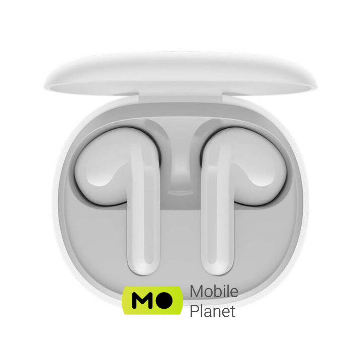 Xiaomi Redmi Buds 4 Lite White (BHR6919GL) Время автономной работы Аудио 5 часов, 20 часов с кейсом
