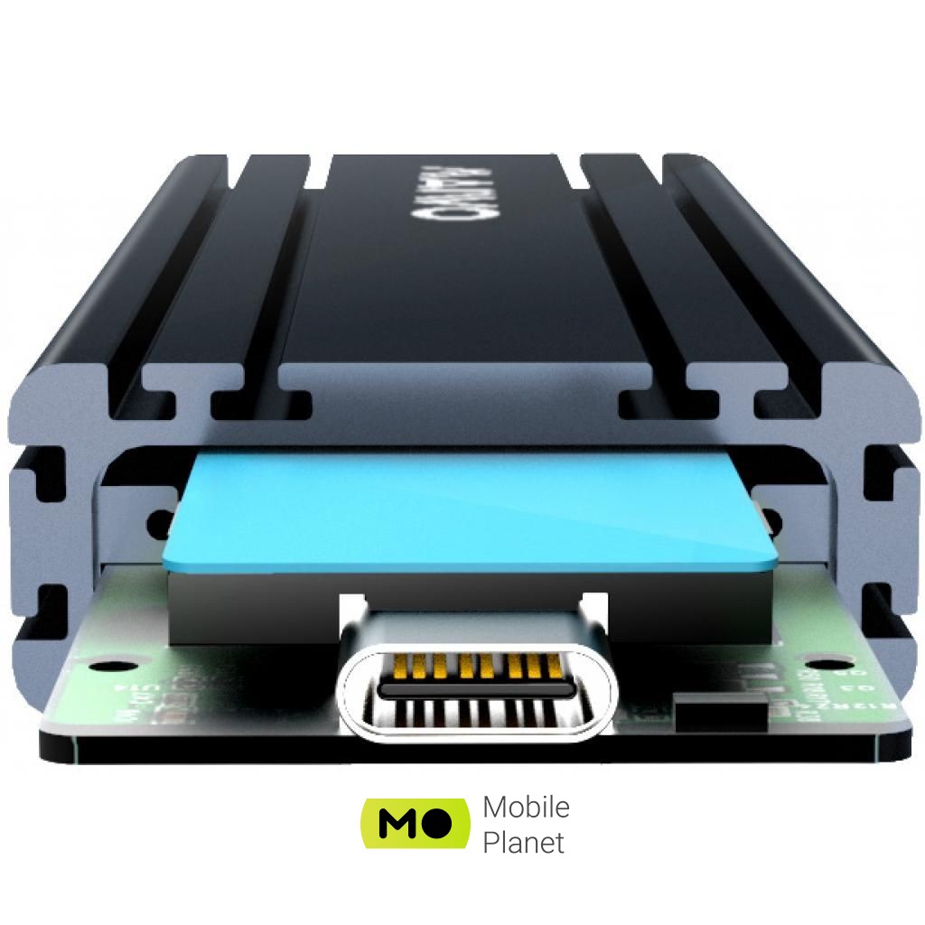 Maiwo M.2 SSD NVMe (PCIe) — USB 3.1 Type-C (K1686P space grey) (UA)