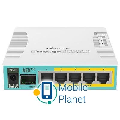 Маршрутизатор Mikrotik hEX PoE (RB960PGS) Режимы работы: проводной