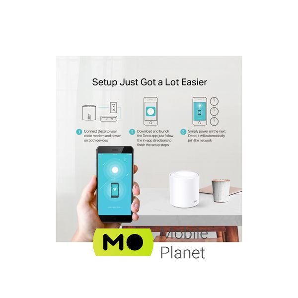 Маршрутизатор TP-Link DECO-X20-3-PACK (UA) Количество антенн 2