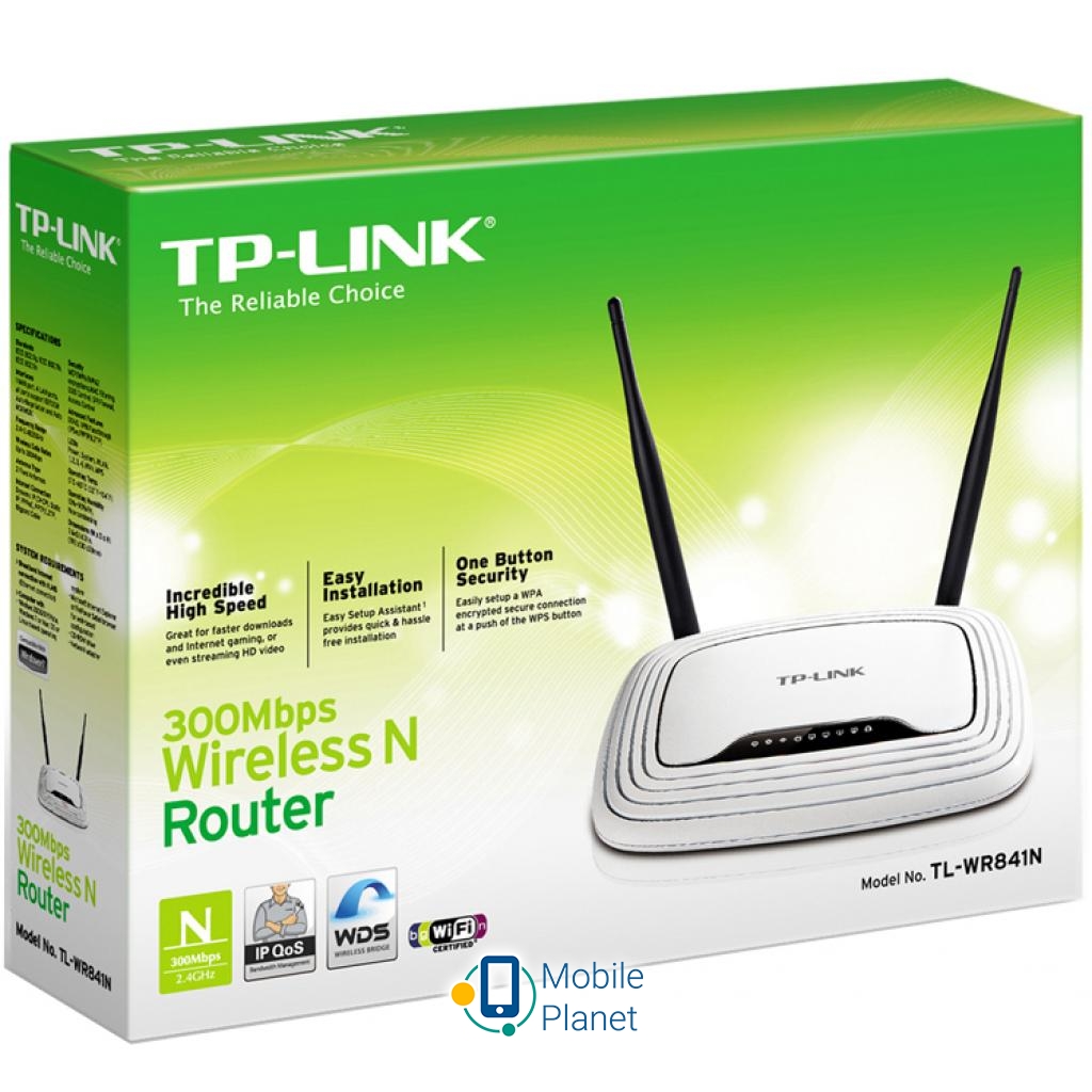 Маршрутизатор TP-Link TL-WR841N Режими роботи: Wi-Fi