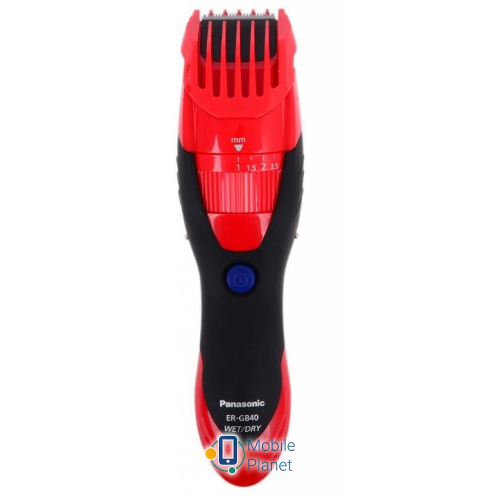 Машинка для стрижки PANASONIC ER-GB40-R520 Харчування: акумулятор + мережа;