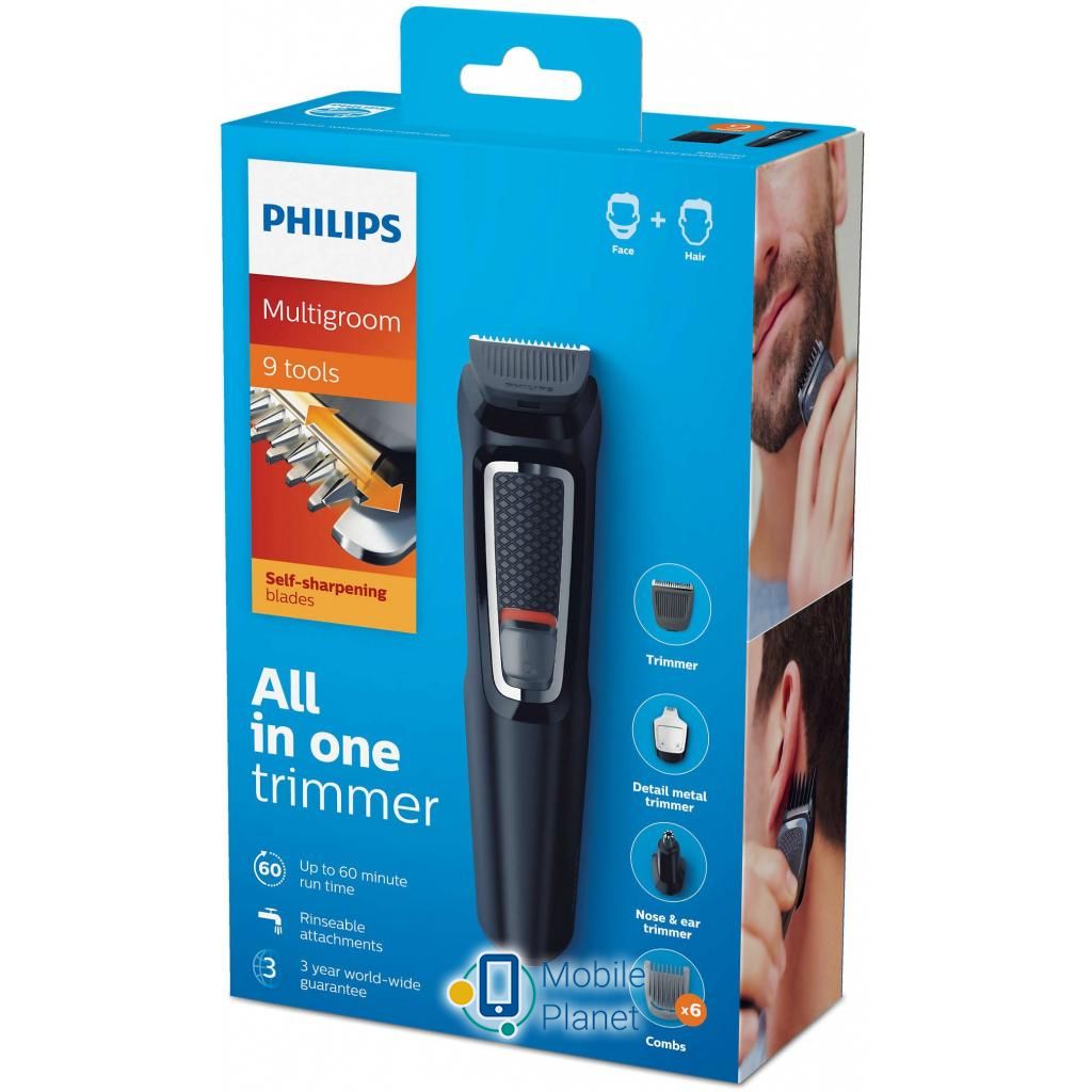 Машинка для стрижки PHILIPS MG3740 / 15 Харчування: акумулятор; Довжина