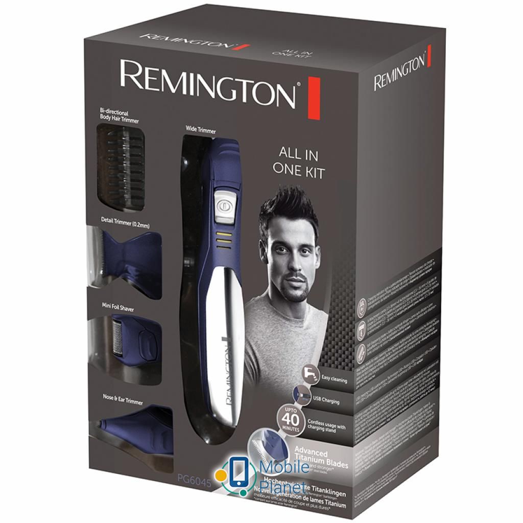 Машинка для стрижки Remington PG6045 (UA) Харчування: акумулятор + мережа;