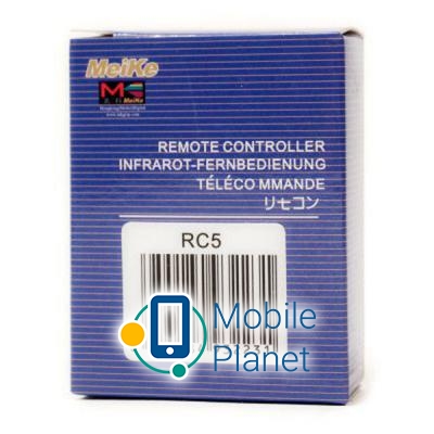 Meike Canon MK-RC5 (RT960019) (UA) Сумісність: Canon EOS 5D Mark II, 7D, Rebel T1i,