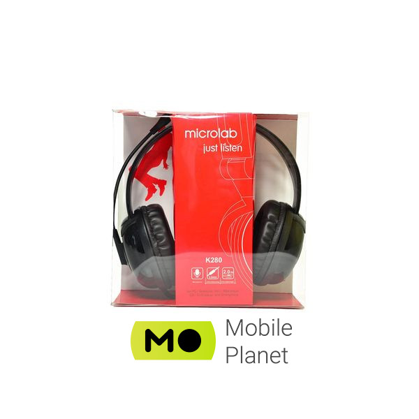 Microlab K280B Black (K280B) (UA) Тип пристрою: гарнітура; Тип: