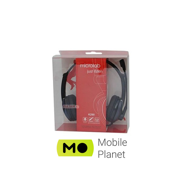 Microlab K290B Black (K290B) (UA) Тип пристрою: гарнітура; Тип: