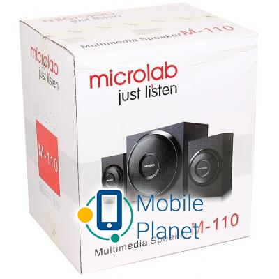 Microlab M-110 black (UA) Тип: колонки для компьютера;