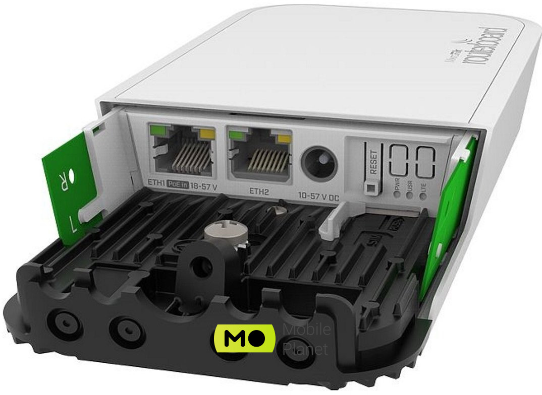 MikroTiK wAP ac LTE Kit (RBWAPGR-5HACD2HND & R11E-6) (UA) Тип: маршрутизатор; Інтерфейс: (2)