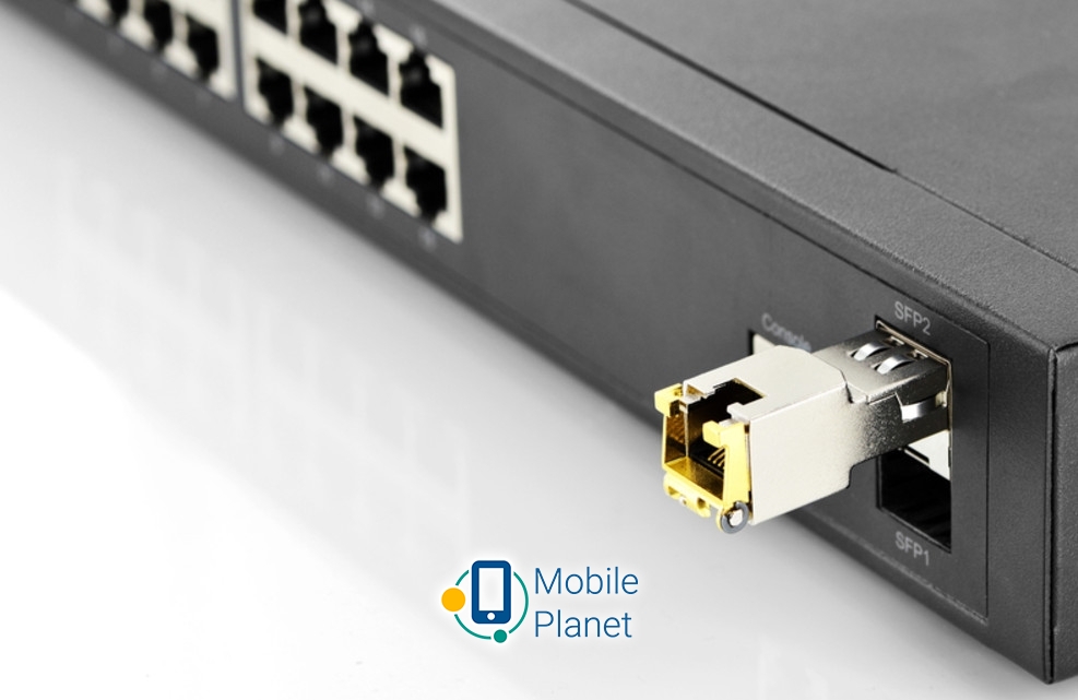 Модуль для комутатора Digitus 1.25 Gbps Copper SFP, 100m, RJ45, 10/100 / 1000Base-T (UA) Тип роз'єму RJ-45 /CAT 5