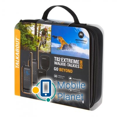 Motorola TALKABOUT T82 Extreme TWIN Yellow Black (5031753007171) (UA) Радіус дії: до 10 км; Потужність