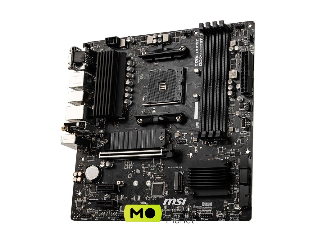 MSI B550M PRO-VDH Wi-Fi Socket AM4 Разъемы: AM4; Чипсет: AMD B550; Тип