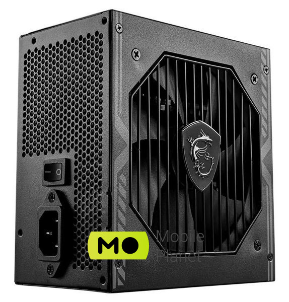MSI MAG 550W 80 Plus Bronze (MAG A550BN) EU Максимальна потужність, Вт: 550