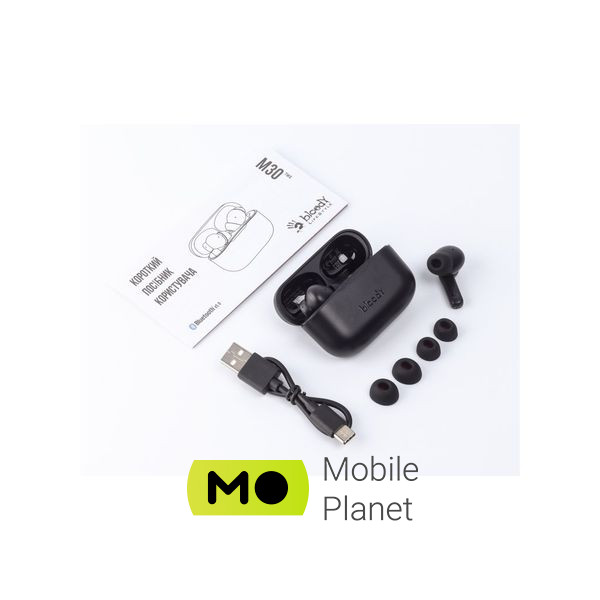 Навушники A4Tech Bloody M30 Black+Red (UA) Тип пристрою: гарнітура; Тип: True