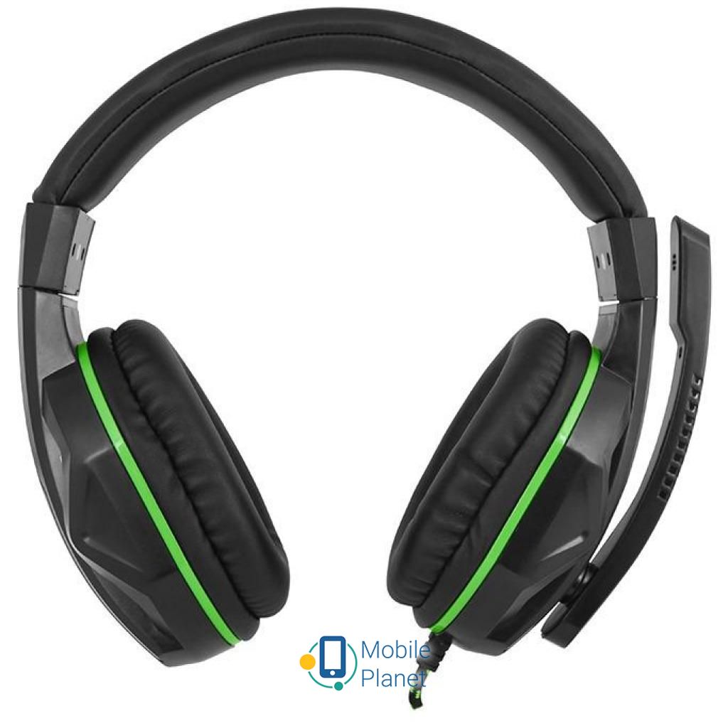 Навушники GEMIX N2 LED Black-Green Gaming (UA) Тип: геймерські (ігрові); Тип