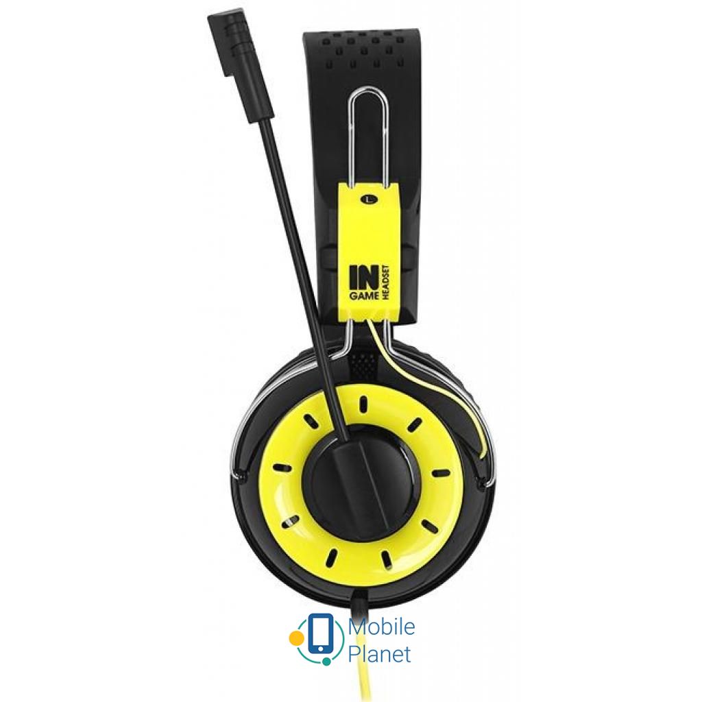 Навушники GEMIX N4 Black-Yellow Gaming (UA) Підключення дротове
