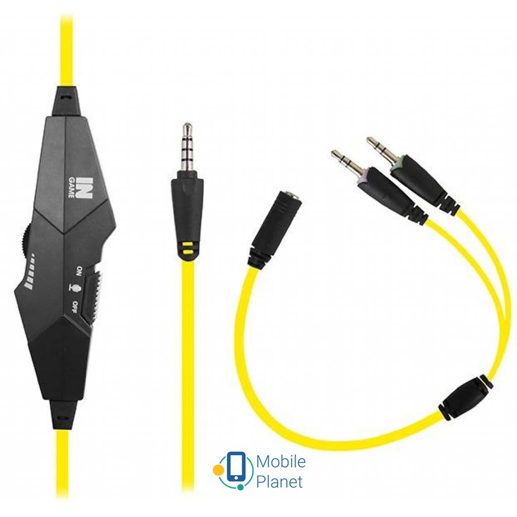 Навушники GEMIX N4 Black-Yellow Gaming (UA) Тип пристрою гарнітура