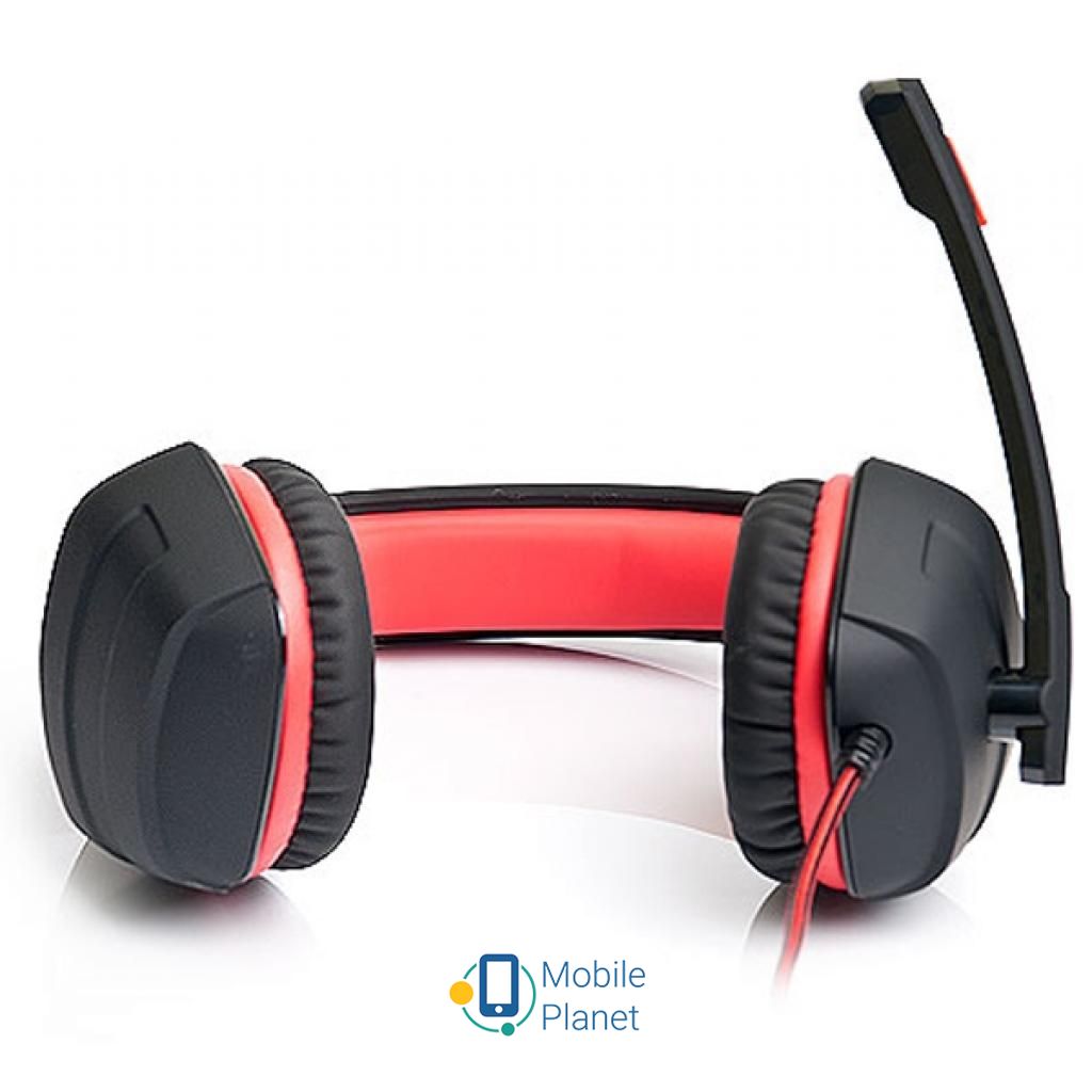 Навушники REAL-EL GDX-7600 Bblack-Red (UA) Тип пристрою: гарнітура; Тип: