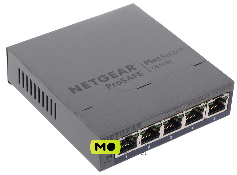 NETGEAR GS105E (GS105E-200PES) (UA) Тип: некерований; Форм-фактор: