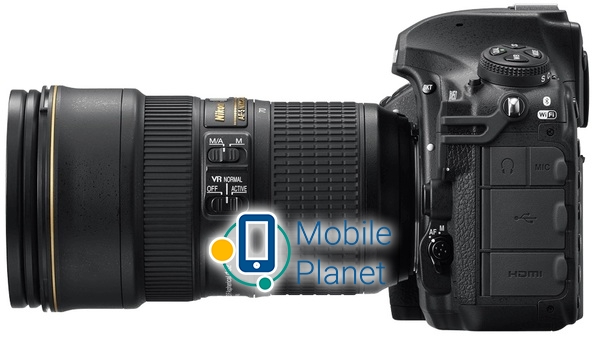Nikon D850 body (VBA520AE) Цифрове збільшення прибл. 0,75-кратне (для об'єктива 50 мм з діафрагмою f/1,4, сфокусованого на нескінченність; з корекцією –1,0 м-1)