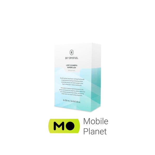 Охолоджуюча рідина Ekwb EK-CryoFuel Loop Cleaner + Superflush (Concentrate 250 (3831109897720) (UA) Об'єм 1 л