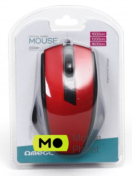 Omega OM-08 Red (OM08R) (UA) Назначение: Обычные; Тип