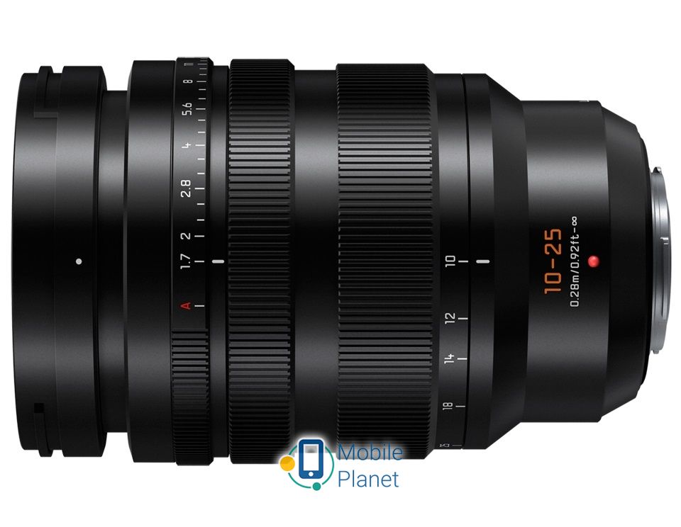 Panasonic Micro 4/3 Lens 10-25mm f/1.7 ASPH.Lumix G (H-X1025E) (UA) Тип объектива: микро; Система: