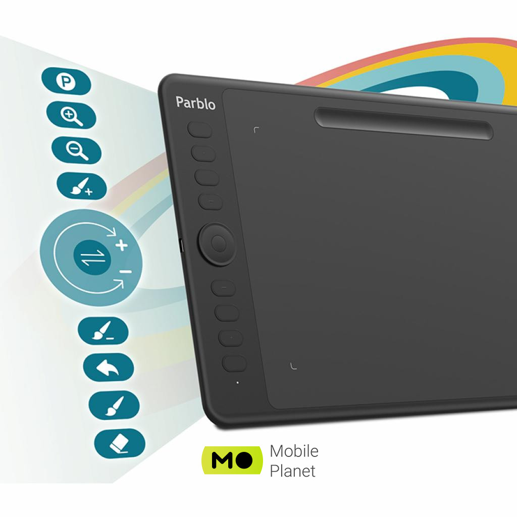 Parblo Intangbo M Black (INTANGBOM) (UA) Разрешающая способность: 5080 lpi;