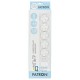 PATRON 1.8 m3*1.5mm2 (SP-1652) 5 розеток BLACK (EXT-PN-SP-1652) (UA)