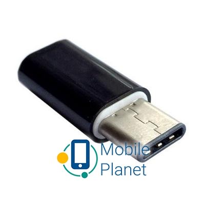Переходник micro USB F to Type C REAL-EL (EL123500018) Тип для передачи данных