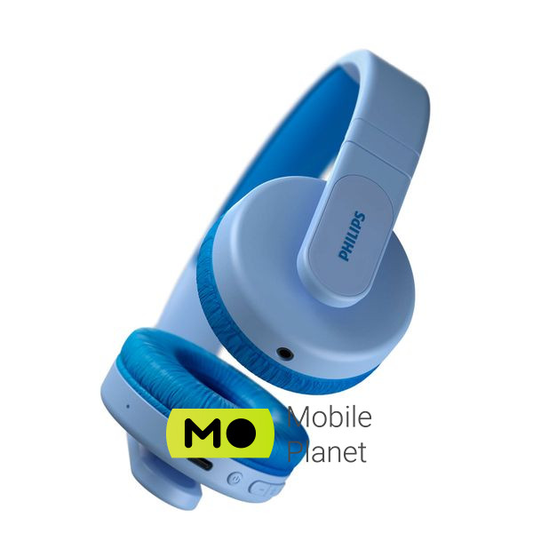 Philips Kids TAK4206 On-ear Colored light panels Wireless Blue (TAK4206BL/00) (UA) Призначення для плеєра, для комп'ютера, для телефону