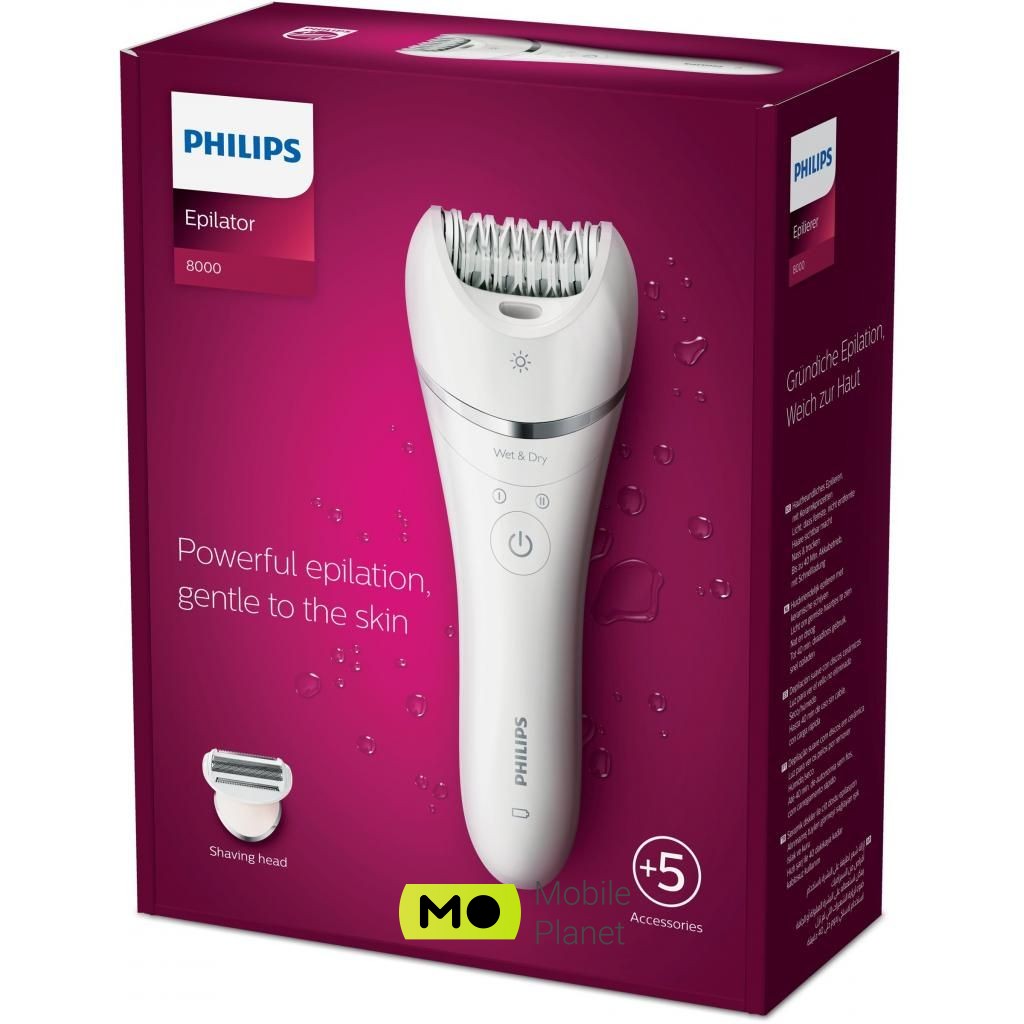 PHILIPS Series 8000 BRE710 / 00 Колір білий; Насадки: для