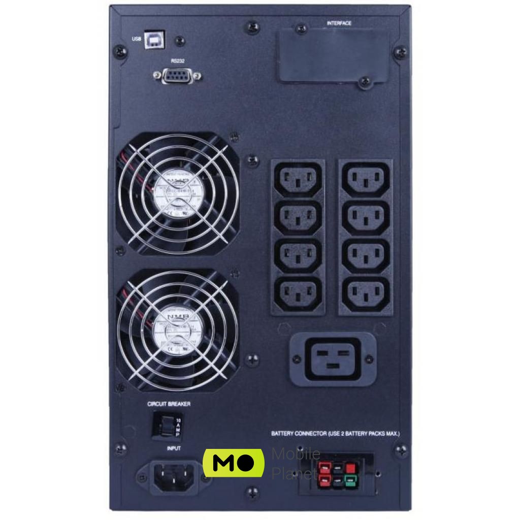 Powercom MAC-2K IEC (UA) Потужність, Вт: 2000 Вт;