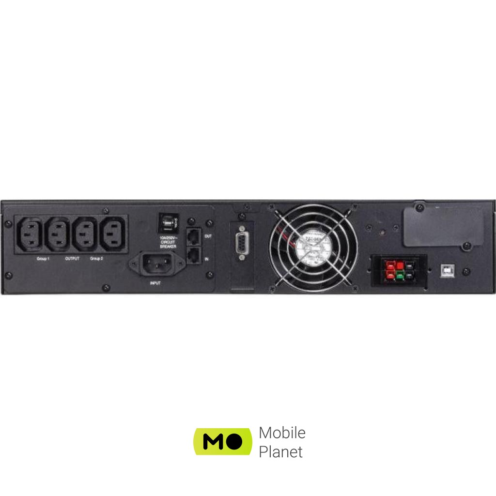 Powercom MRT1500 RM LCD (UA) Потужність, ВА 1500 В*А